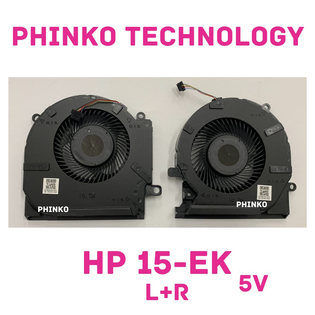 One Pair CPU GPU Cooling Fan For HP OMEN 6 15-EK 5V