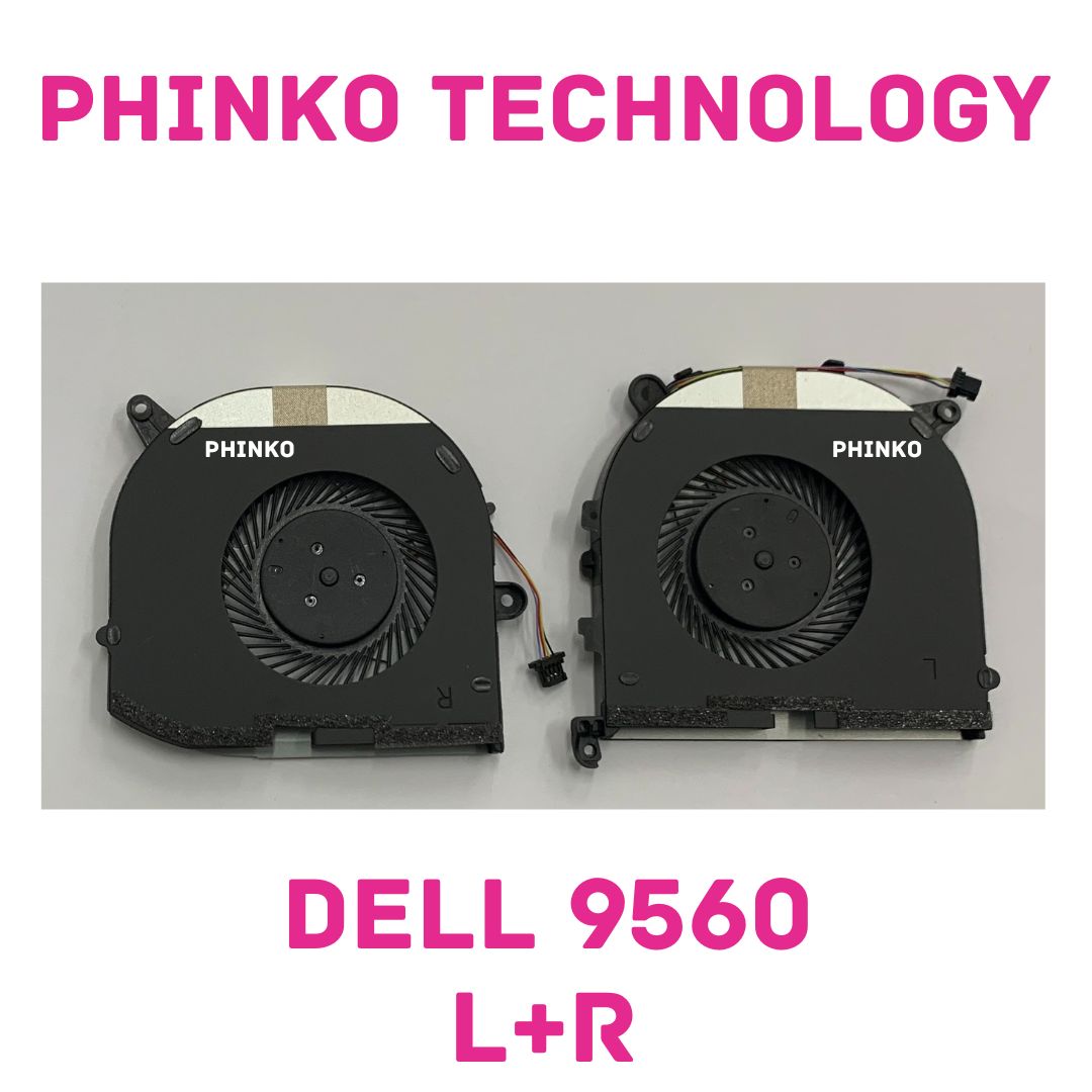 NEW CPU + GPU Cooling Fan Left + Right for Dell XPS 15 9560 P56F 0VJ2HC 0TK9J1