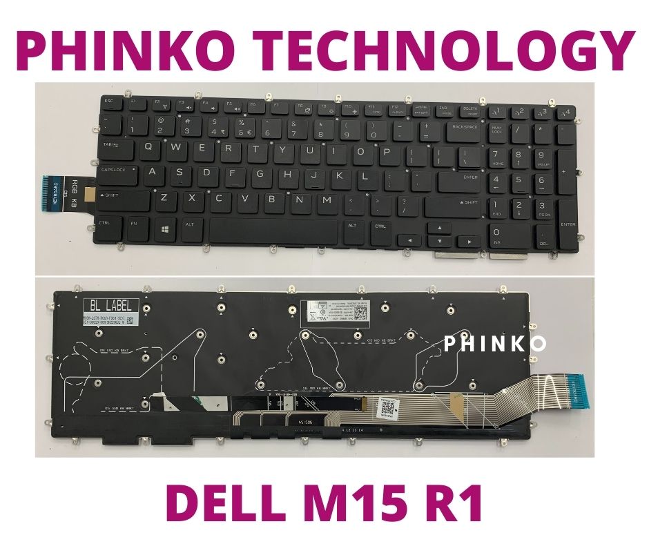 NEW Keyboard For Dell Alienware M15 R1, M17 R1 2019, 0XWH68 RGB Backlight