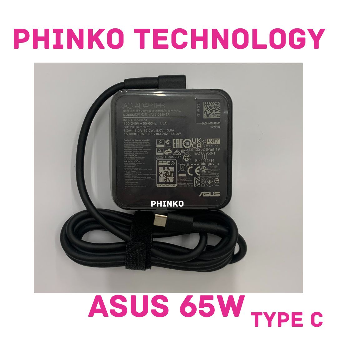 Original 65W USB-C/Type C Asus Zenbook 17 Fold OLED UX9702 Adapter Charger Cord