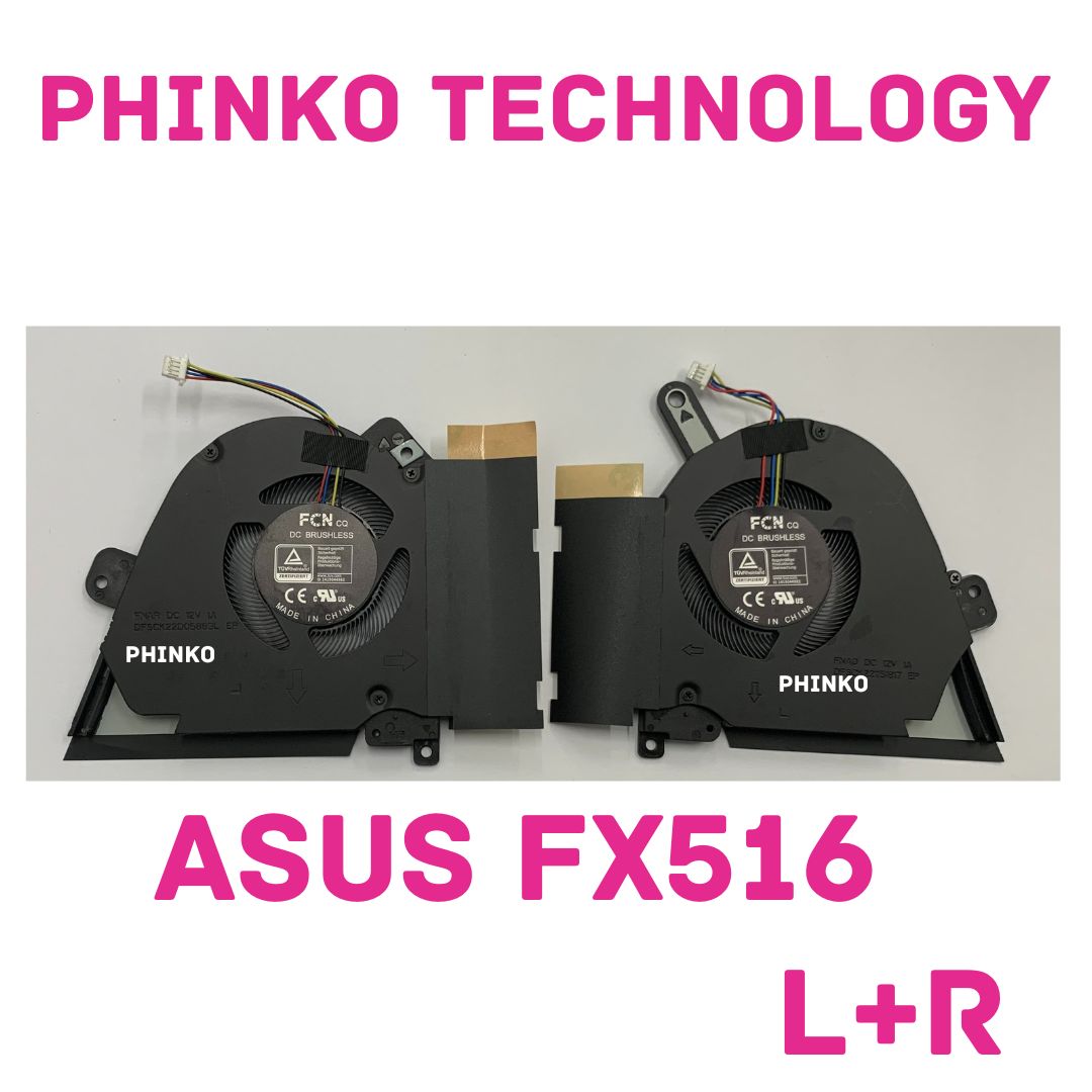 CPU GPU Fan Cooling Asus TUF Dash F15 FX516P FX516PC FX516PE FX516PM FX516PR