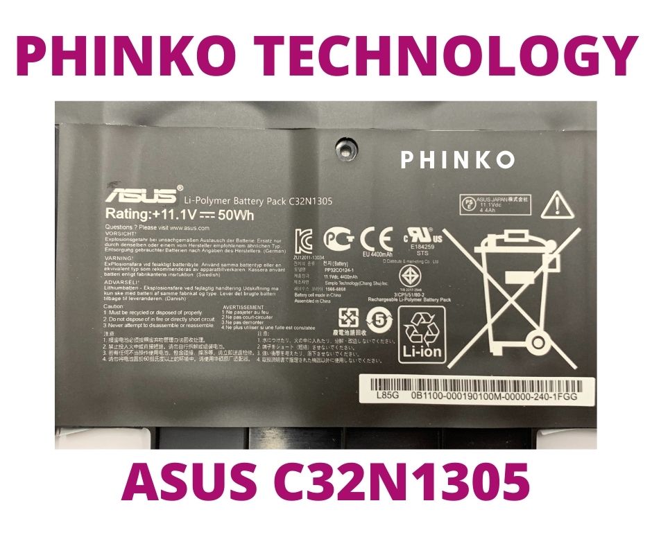 C32N1305 Battery for ASUS Zenbook UX301L UX301LA UX301LA1A 11.1V 6-cell