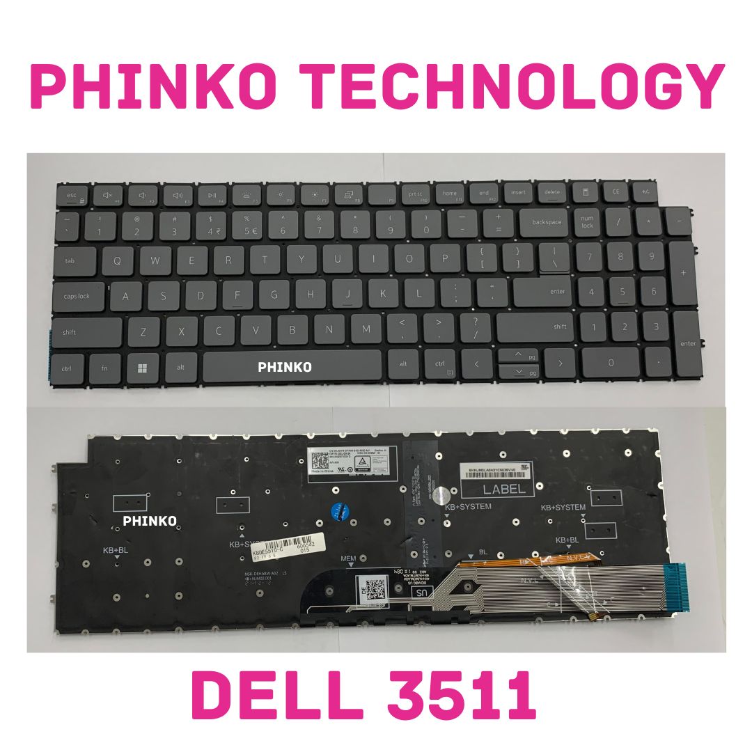 New US Backlit Keyboard For Dell Inspiron 15 3511 3515 15 5510 5515 7510