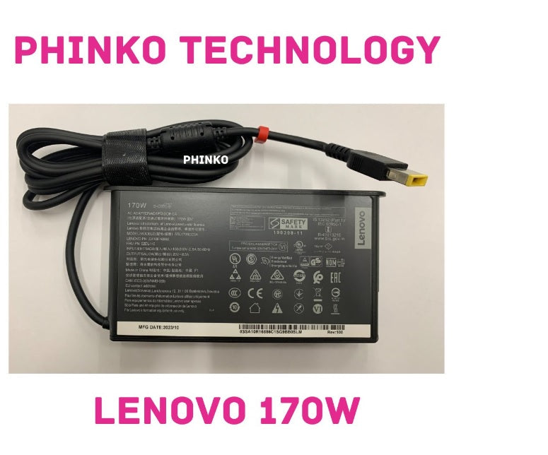 NEW Original AC Adapter Charger for Lenovo Yoga 12 Yoga 15 Laptop 170W 20V 8.5A