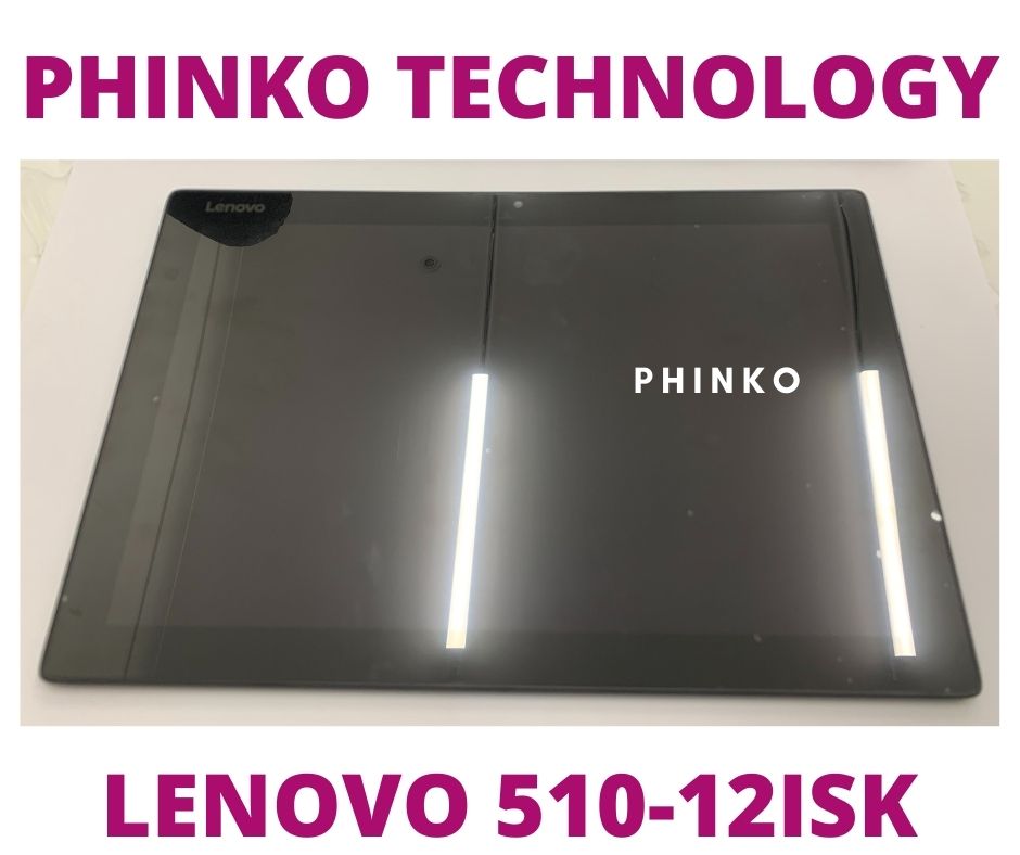 12.2" Lenovo Miix 510-12ISK IKB LCD Touch Screen Digitizer Assembly with Frame