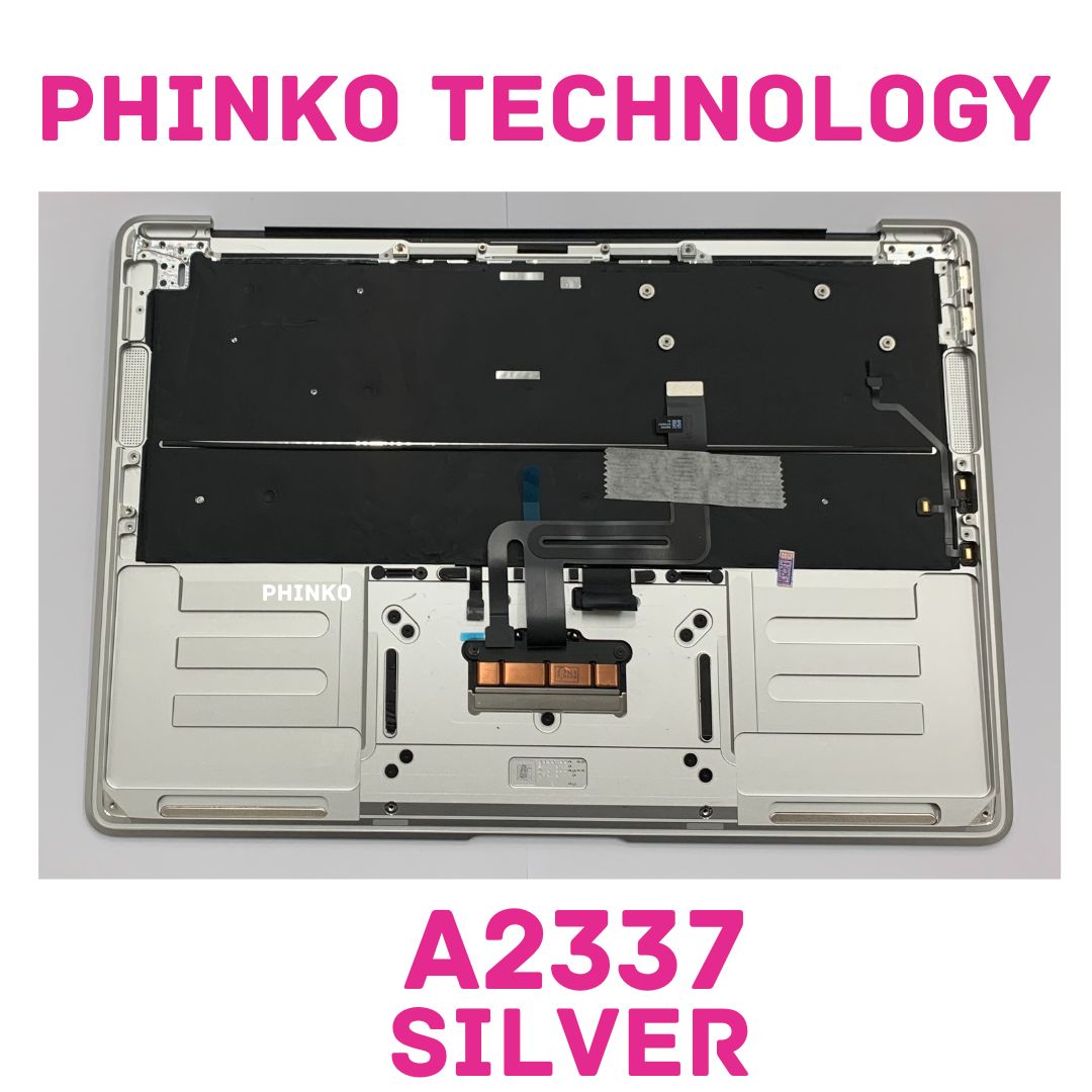 APPLE MACBOOK AIR 13" 2020 A2337 SILVER TOP CASE KEYBOARD PALMREST
