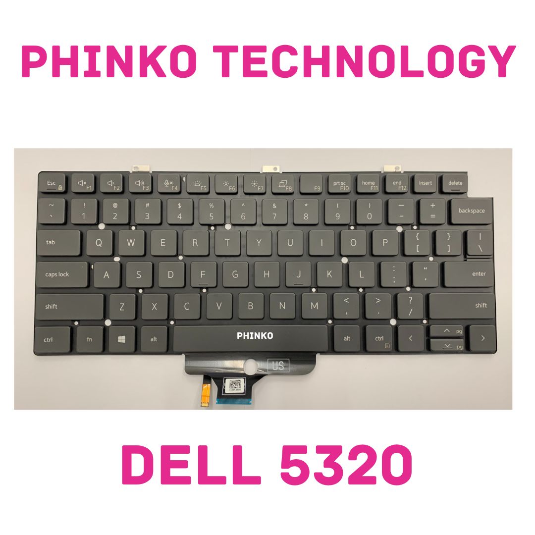 New For Dell Latitude 13-7300 7310 7320 5320 Laptop US Backlit Keyboard