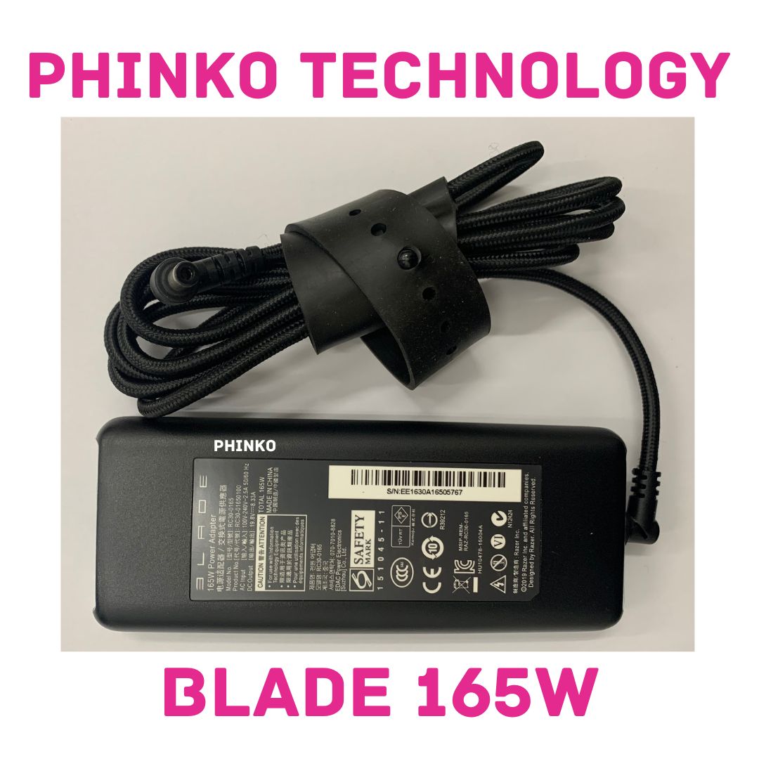 Genuine 165W Adapter Razer Blade Pro RZ09-0117 RZ09-0166 5.5*2.5mm 19.8V 8.33A