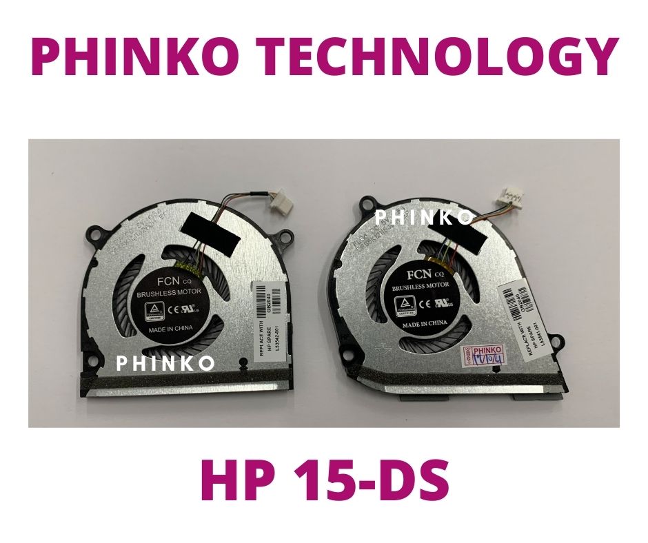Vervangende Koelventilator Voor HP ENVY X360 15 DS / 15 DR / 15M DS – CPU/GPU-ventilator, 4-pins, Aluminium En ABS – Robuust, Stil En Eenvoudig Te Installeren