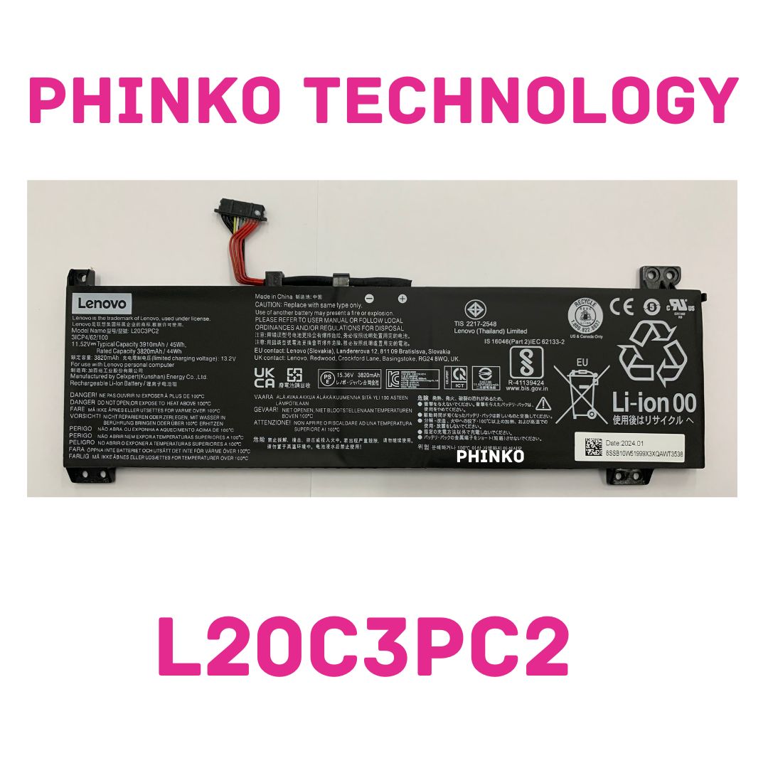 L20C3PC2 L20M3PC2 L20D3PC2 Battery for Lenovo IdeaPad Gaming 3i 3-15ACH6