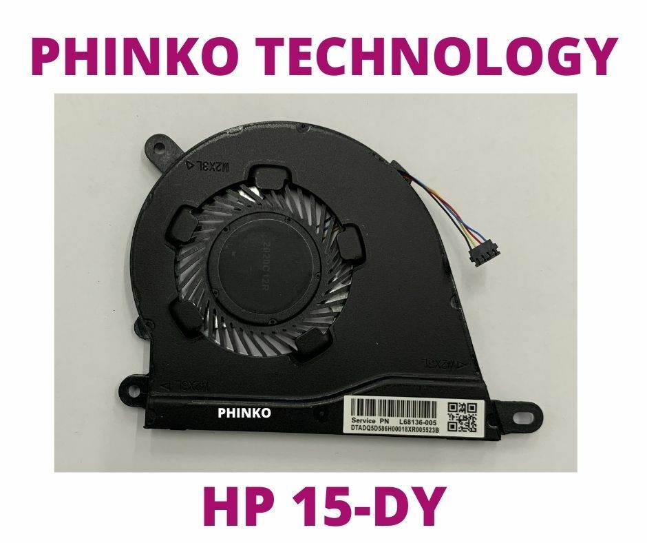 CPU Cooling Fan For HP 15-DY 15s-FQ 14-DQ 14S-DQ 15-EF