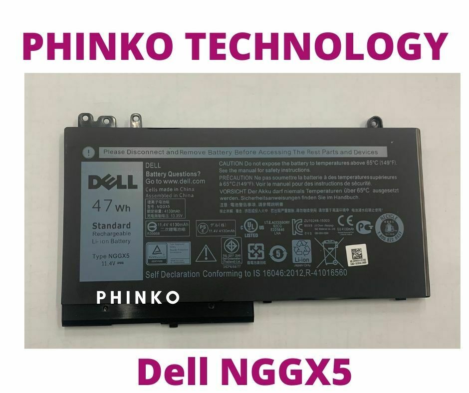NEW Genuine NGGX5 Battery for DELL Latitude E5250 E5270 JY8D6 954DF 0JY8D6