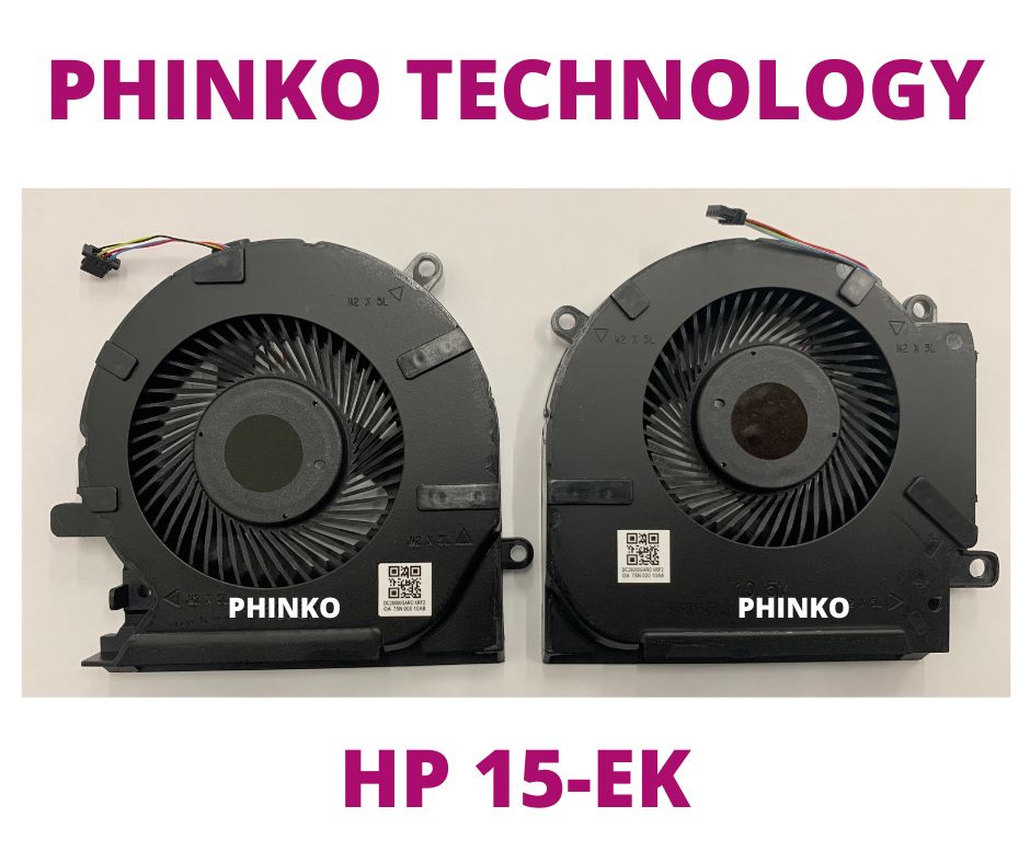 One Pair CPU GPU Cooling Fan For HP OMEN 6 15-EK 12V