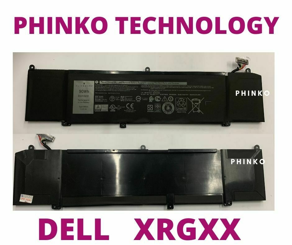 New 90Wh XRGXX 06YV0V Genuine Battery For Alienware M15 Alienware M17 Series