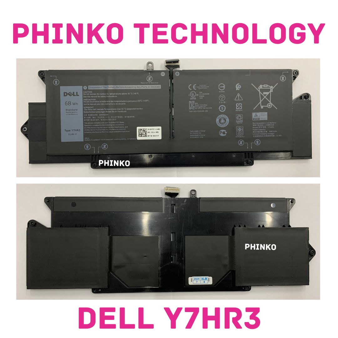 Y7HR3 11.4V 68Wh Battery for Dell Latitude 7410 3ICP4/60/76-2 WY9MP XMV7T P phinko_technology (2946)