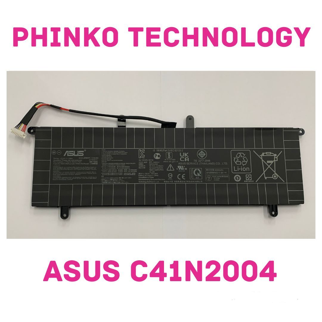 Original Battery 15.4V 70Wh C41N2004 Laptop Battery For ASUS UX482
