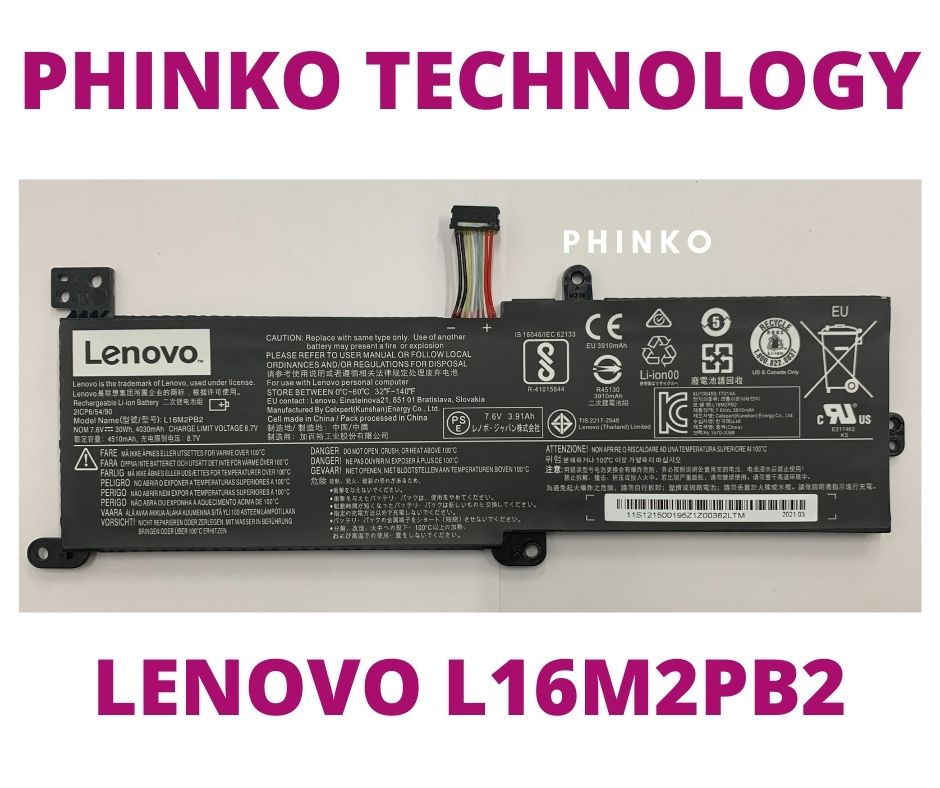 Lenovo Battery L16L2PB2 L16L2PB1 L16L2PB3 L16M2PB2 L16S2PB1 Ideapad 320-14ISK