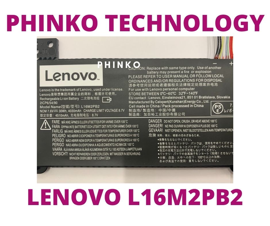 Lenovo Battery L16L2PB2 L16L2PB1 L16L2PB3 L16M2PB2 L16S2PB1 Ideapad 320-14ISK