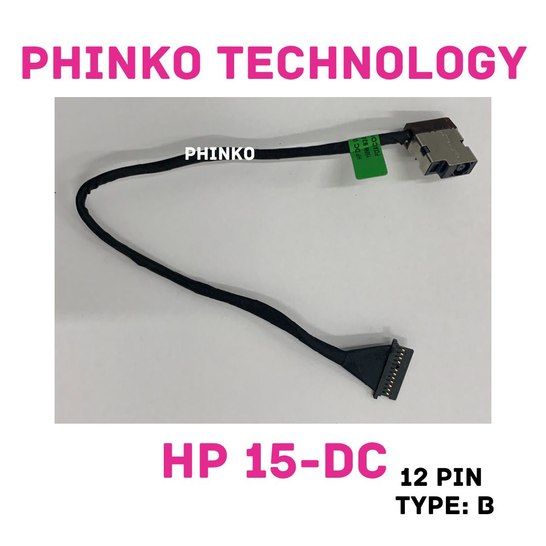 NEW DC Power Jack for HP Pavilion 15-dc Series 12 Pin type: B