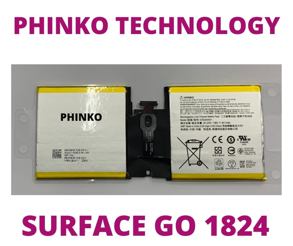 Microsoft Surface Go 1824 Series Genuine New Tablet Battery G16QA043H 7.66V