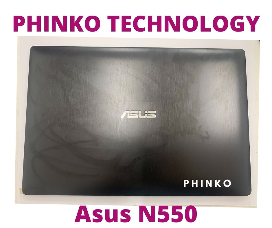 NEW for ASUS N550 N550J N550JA N550JK Non-Touch Top Lid LCD Back Cover w/ Hinge