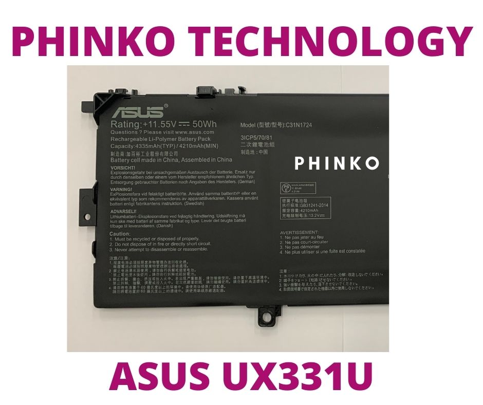 New C31N1724 Battery for Asus Zenbook UX331U UX331UAL UX331FAL Series