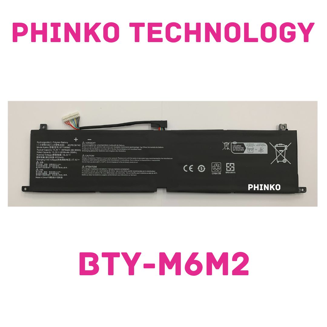 New BTY-M6M2 Battery for MSI Stealth 16 Studio A13VG A13VE A13VF MS-15F2