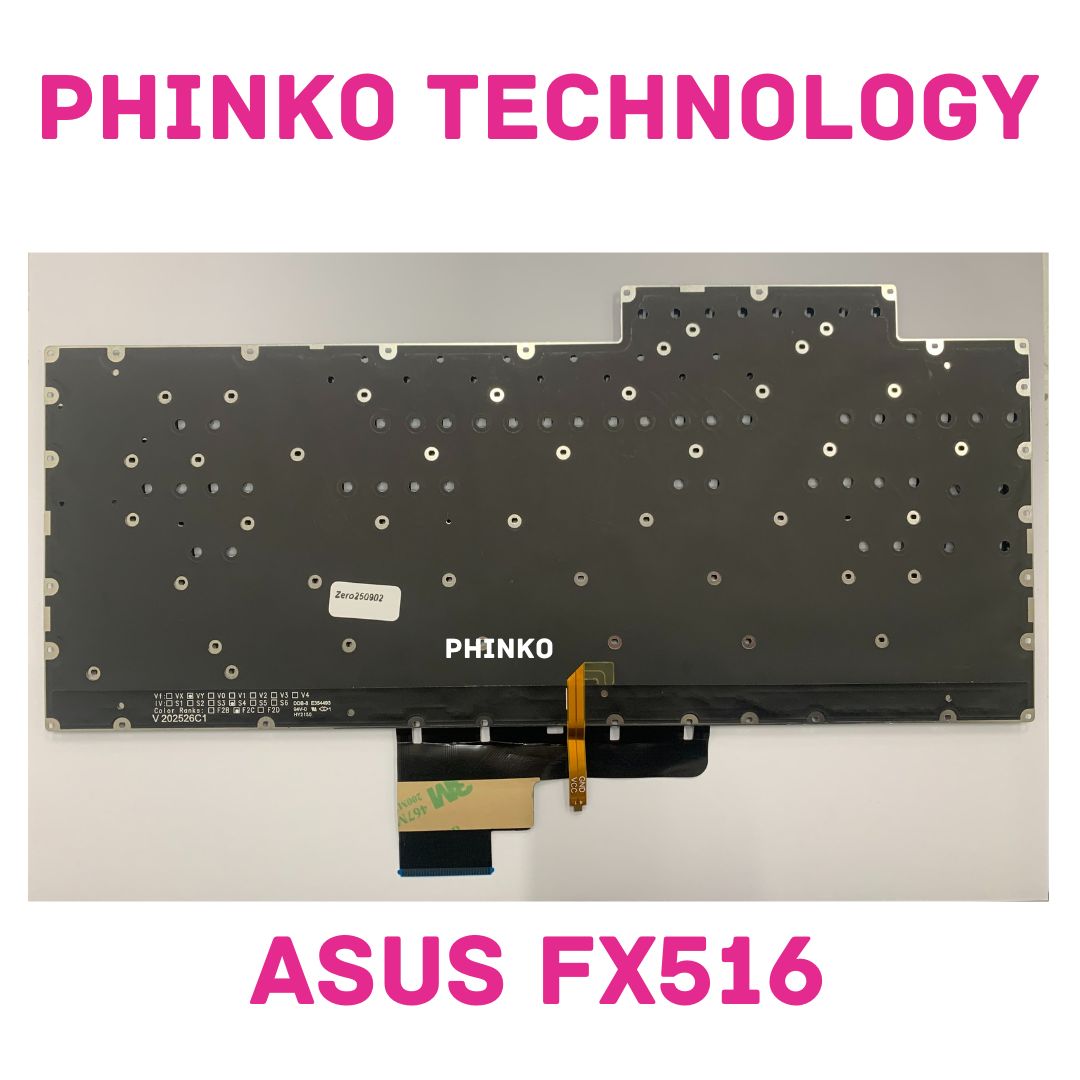 US Black Keyboard For ASUS ROG TUF DASH FX516 FX516P FX516PR FX516PM Backlit