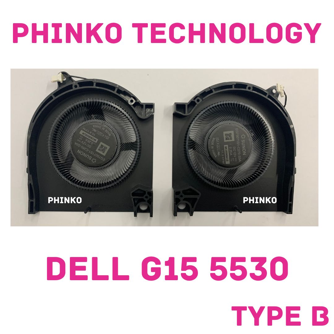 NEW CPU GPU Cooling Fan Dell G16 7630 7635 P112F P112F001 G15 5530 TYPE B