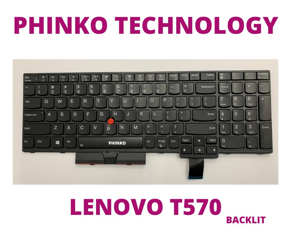 Backlit Keyboard for Lenovo ThinkPad T570 T580 P51s P52s 01ER500 01HX219
