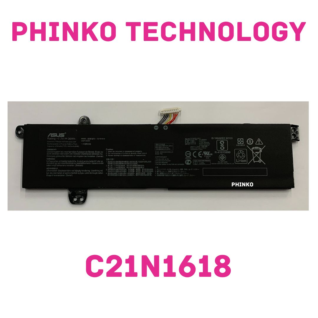 Battery C21N1618 For ASUS VivoBook X402BA E402BA E402BP R417BA F402BA