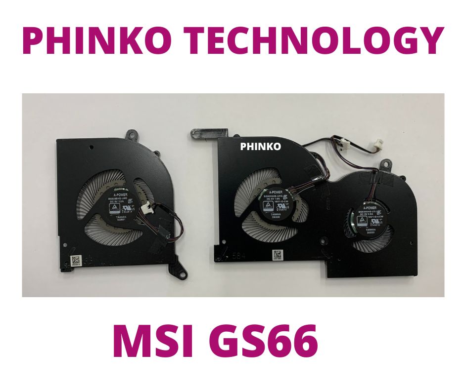 NEW One Pair of CPU GPU Cooling Fan for MSI GS66 GE66 GP66