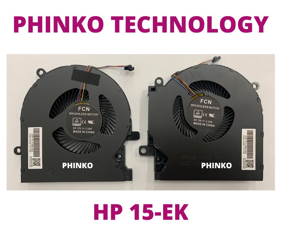 One Pair CPU GPU Cooling Fan For HP OMEN 6 15-EK 12V