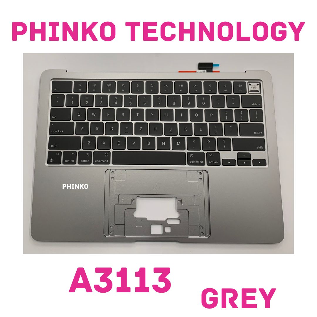 Keyboard Palmrest Top Case Cover For Apple MacBook Air 13" M3 A3113 2024 BACKLIT