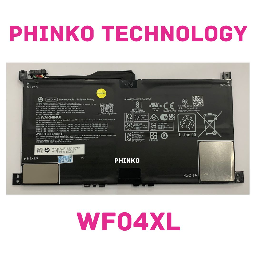 New Genuine WF04XL M90073-005 M89926-AC1 Battery for HP Envy 13" 13-bf0013dx