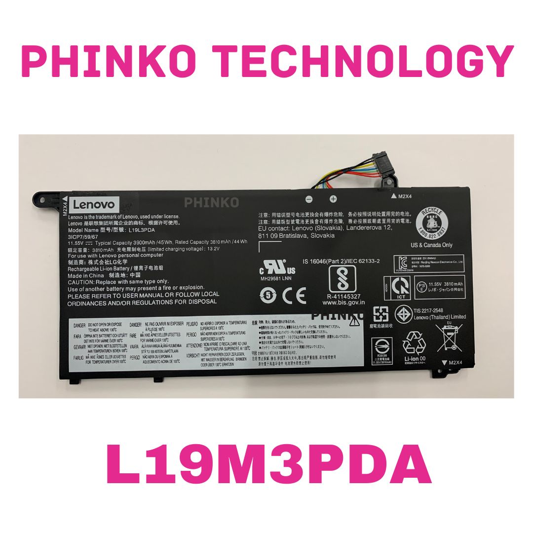 New Genuine L19C3PDA L19M3PDA L19D3PDA Battery for Lenovo ThinkBook 14 15 G3 G2