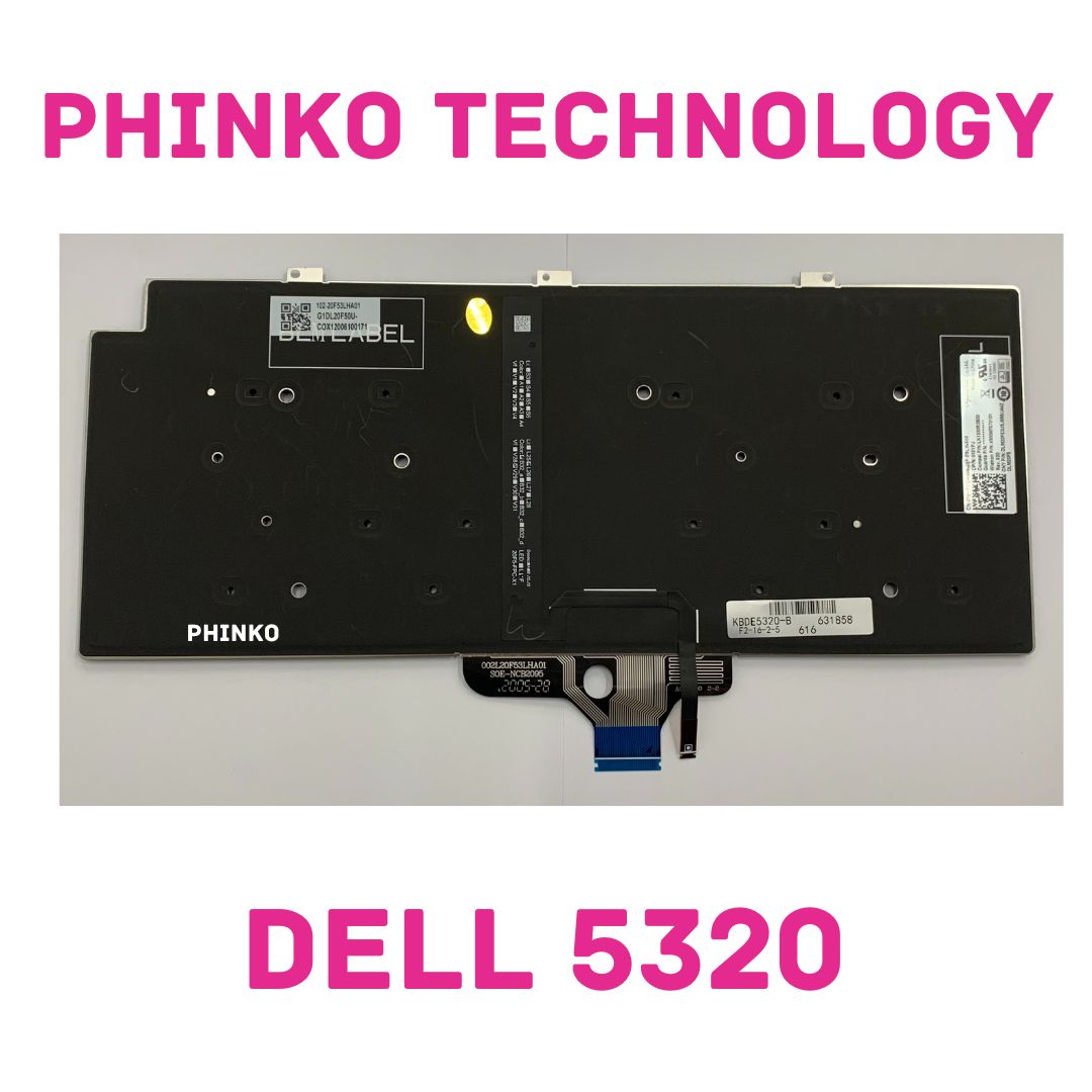 New For Dell Latitude 13-7300 7310 7320 5320 Laptop US Backlit Keyboard