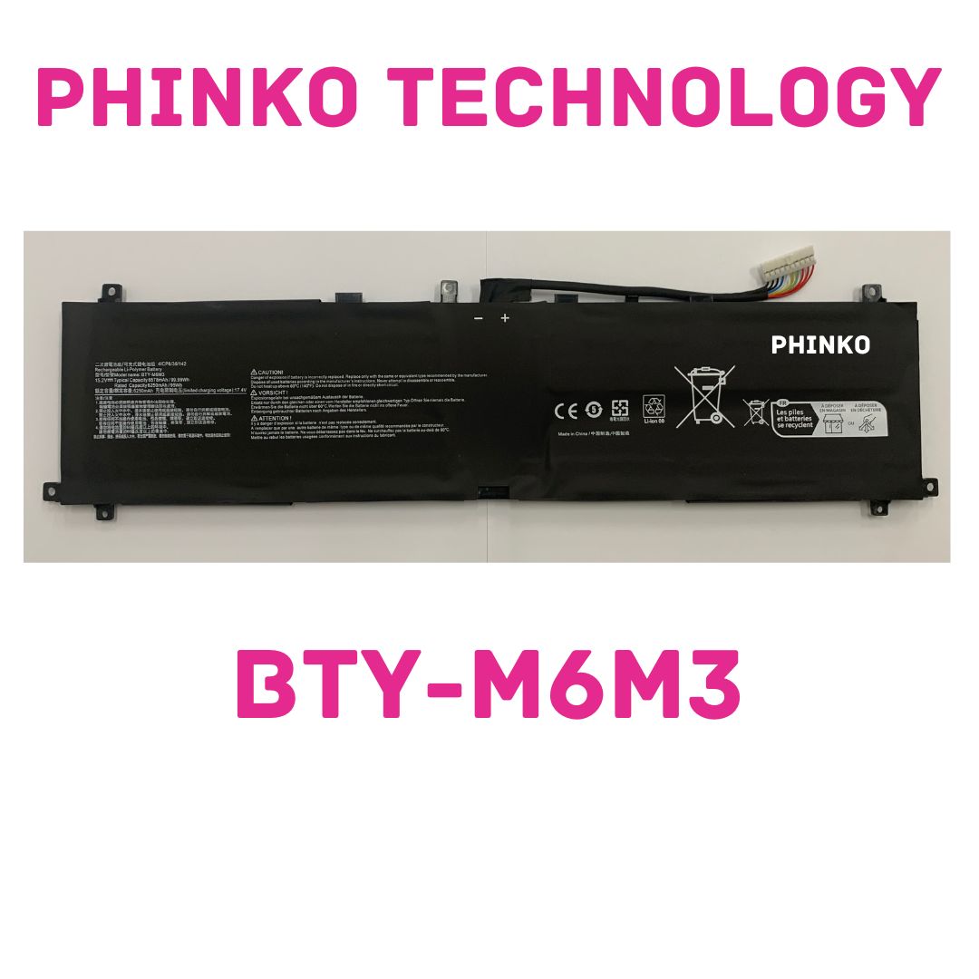 BTY-M6M3 Battery for MSI Raider MS-15M1 MS-15M2 MS-17S1 MS-17S2 GE68HX GE78HX