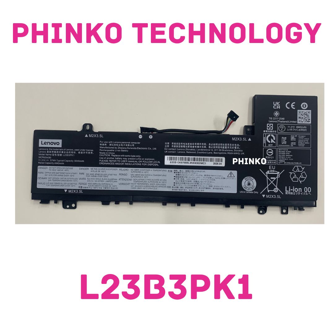 New L23B3PK1 Battery for Lenovo IdeaPad Slim 5-14AHP9 L23M3PK1 L23B3PK1