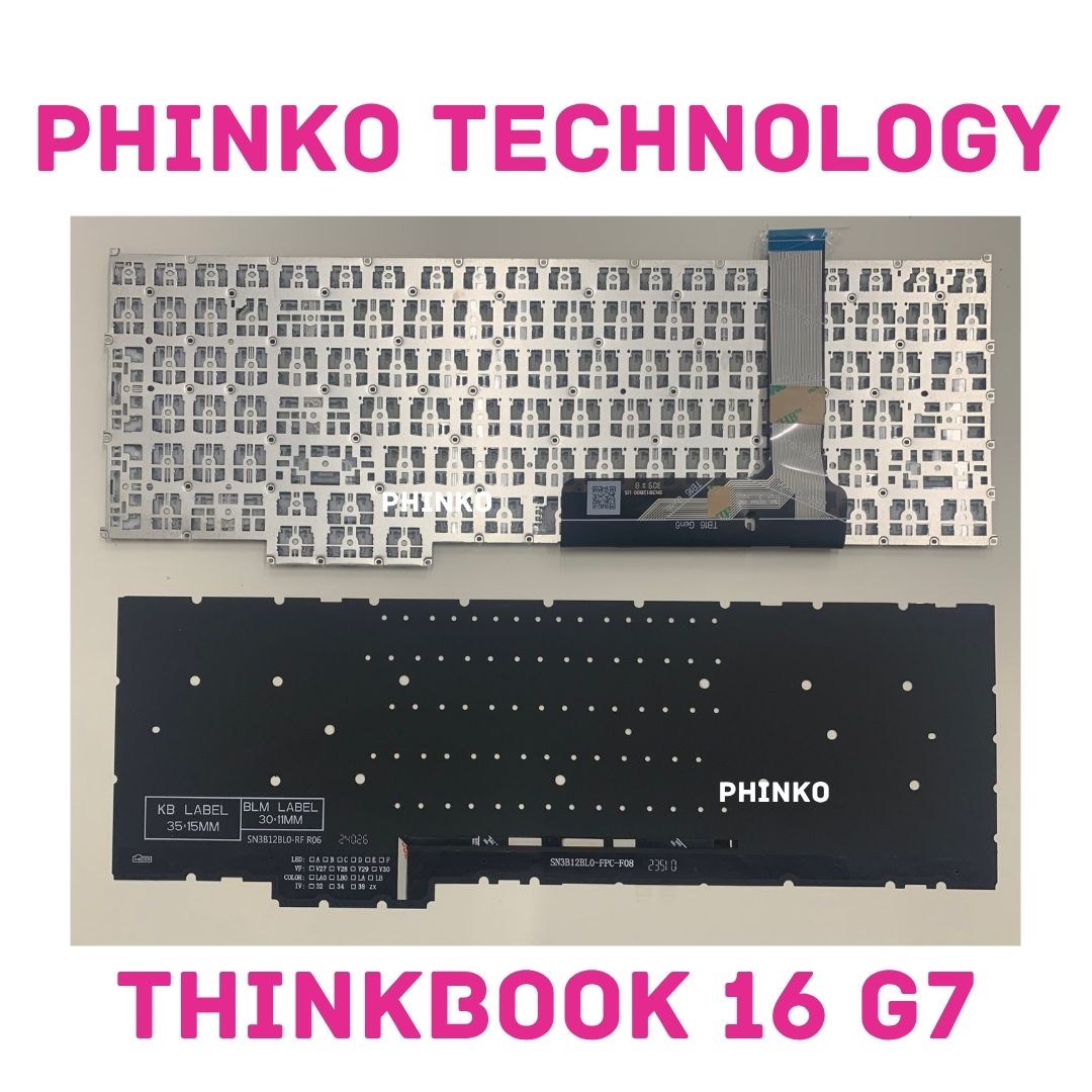 New Lenovo Thinkbook 16 G7 ARP IML QOY ThinkBook 16p G5 IRX Keyboard US Backlit