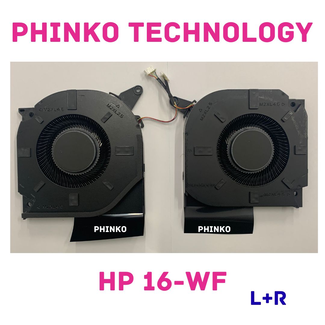 HP OMEN 16-U 16-WF 16-XF TPN-C167 TPN-C168 CPU GPU Cooling Fan 80W 12V