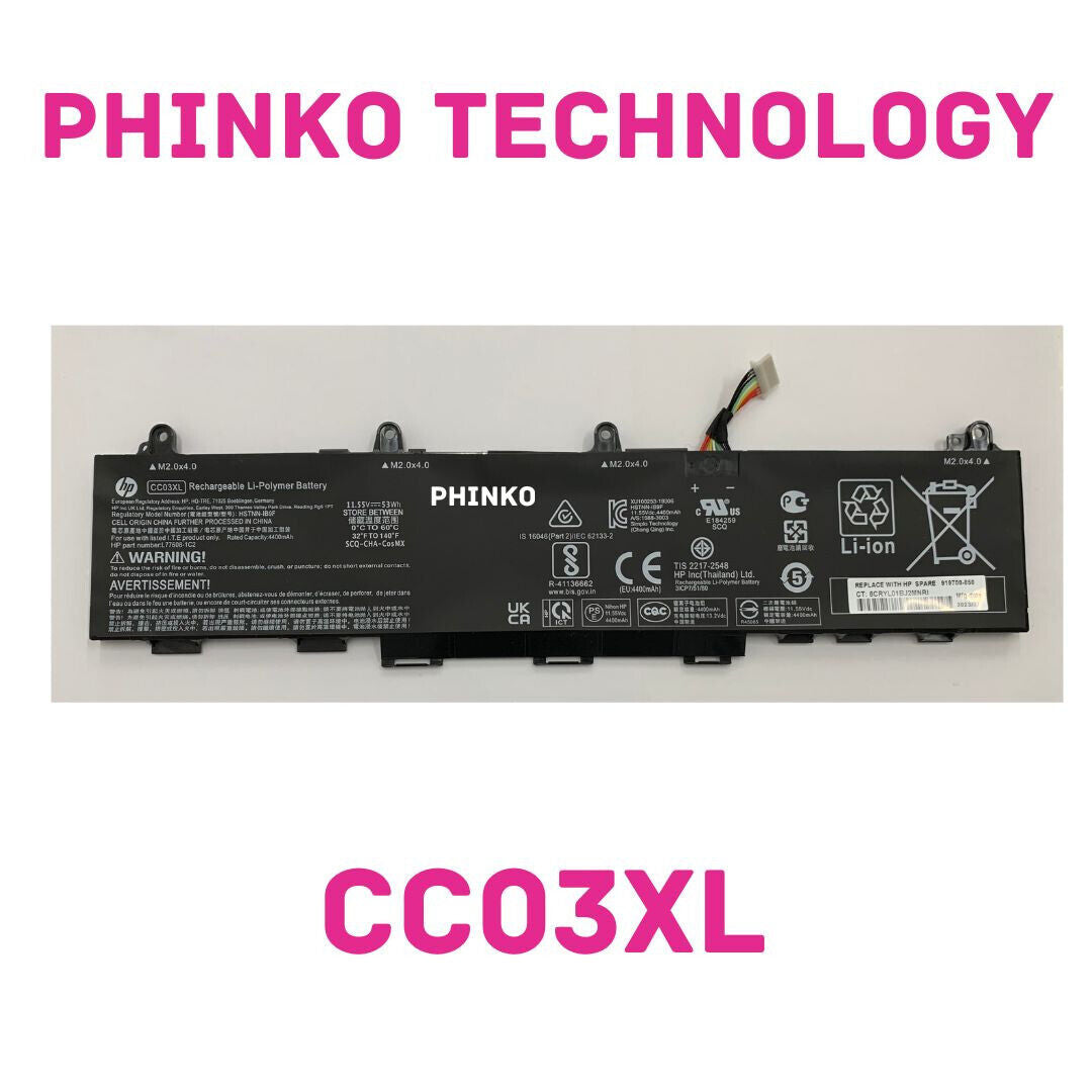 CC03XL Battery HP EliteBook 830 835 840 845 G7 G8 CC03053XL