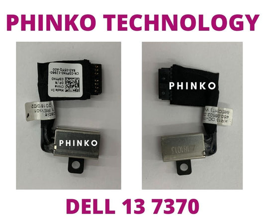 DC POWER JACK HARNESS CABLE For Dell Inspiron 13 7370 7373 7380 P83G