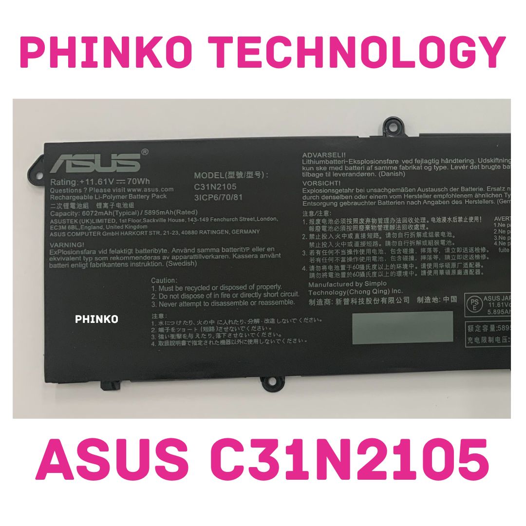 C31N2105 OEM Battery for Asus Vivobook M1403QA X1403ZA M1503IA X1503ZA