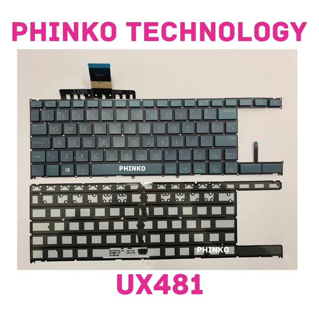 New Asus ZenBook Duo UX481 UX481FA UX481F UX481FL UX481FLY Keyboard US Backlit