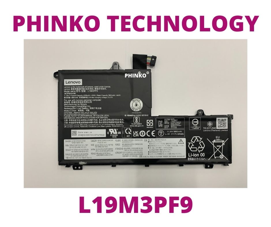NEW Genuine L19M3PF9 Battery for Lenovo ThinkBook 14-IML 15-IIL