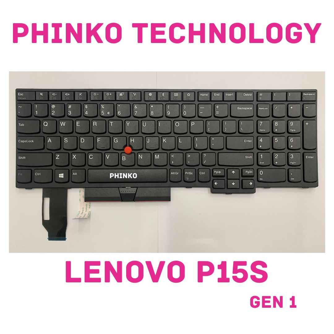 Lenovo ThinkPad P15s GEN 1 P15s 2 T15 Keyboard US Black 5N20V77963