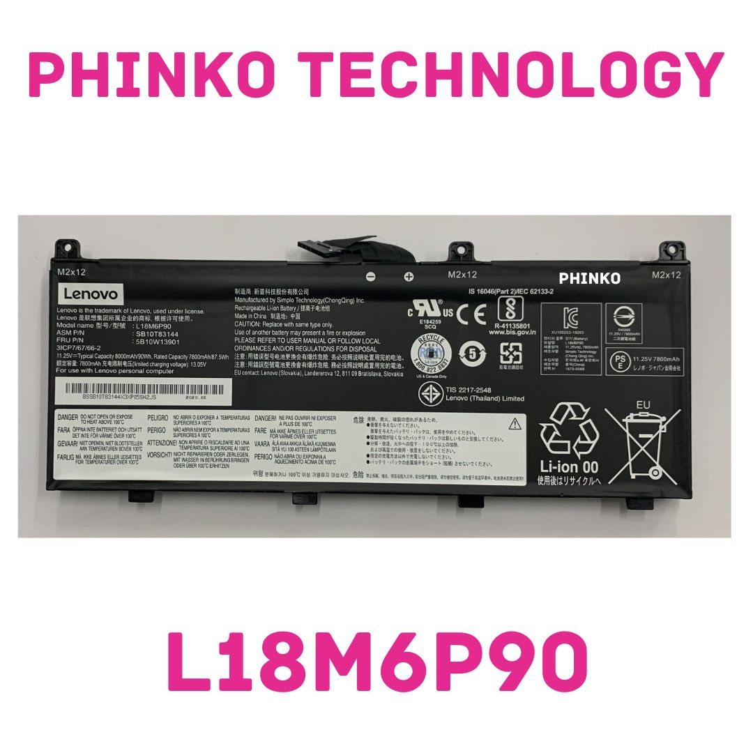 Battery L18C6P90 L18M6P90 TP00112A 02DL028 For Lenovo ThinkPad P53 Series