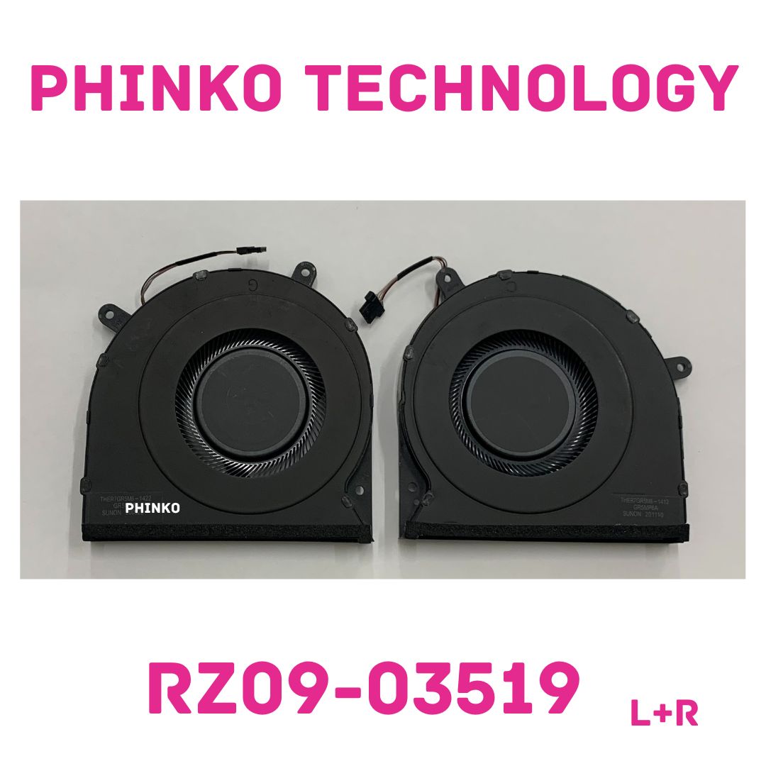 Original for RAZER BLADE 15 (LATE 2020) RZ09-03519 RZ09-03519E11 COOLING FAN R+L