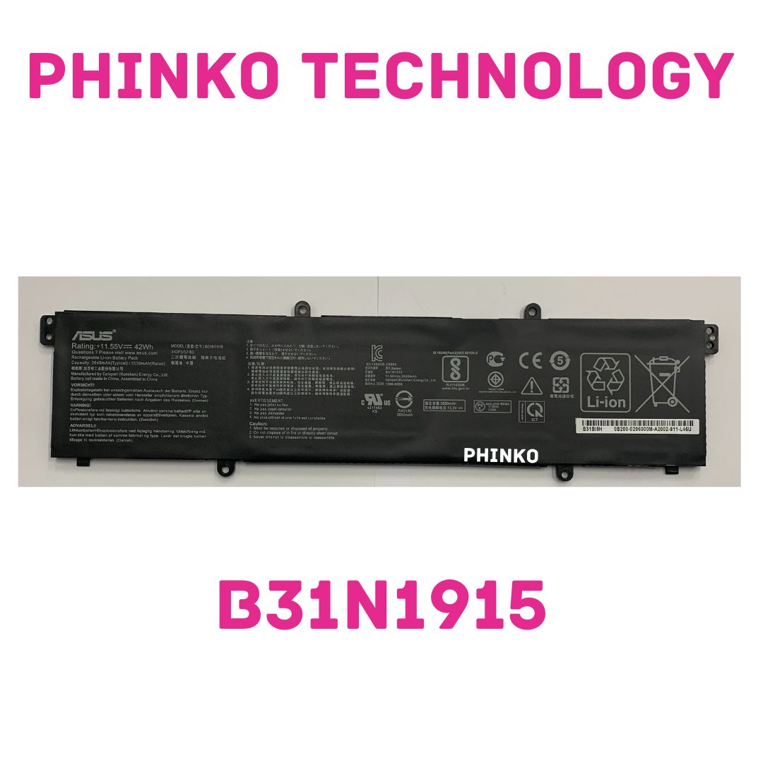 B31N1915 C31N1915 Battery for Asus EXPERTBook B1400CEAE B1500CEAE L1500CDA 42WH